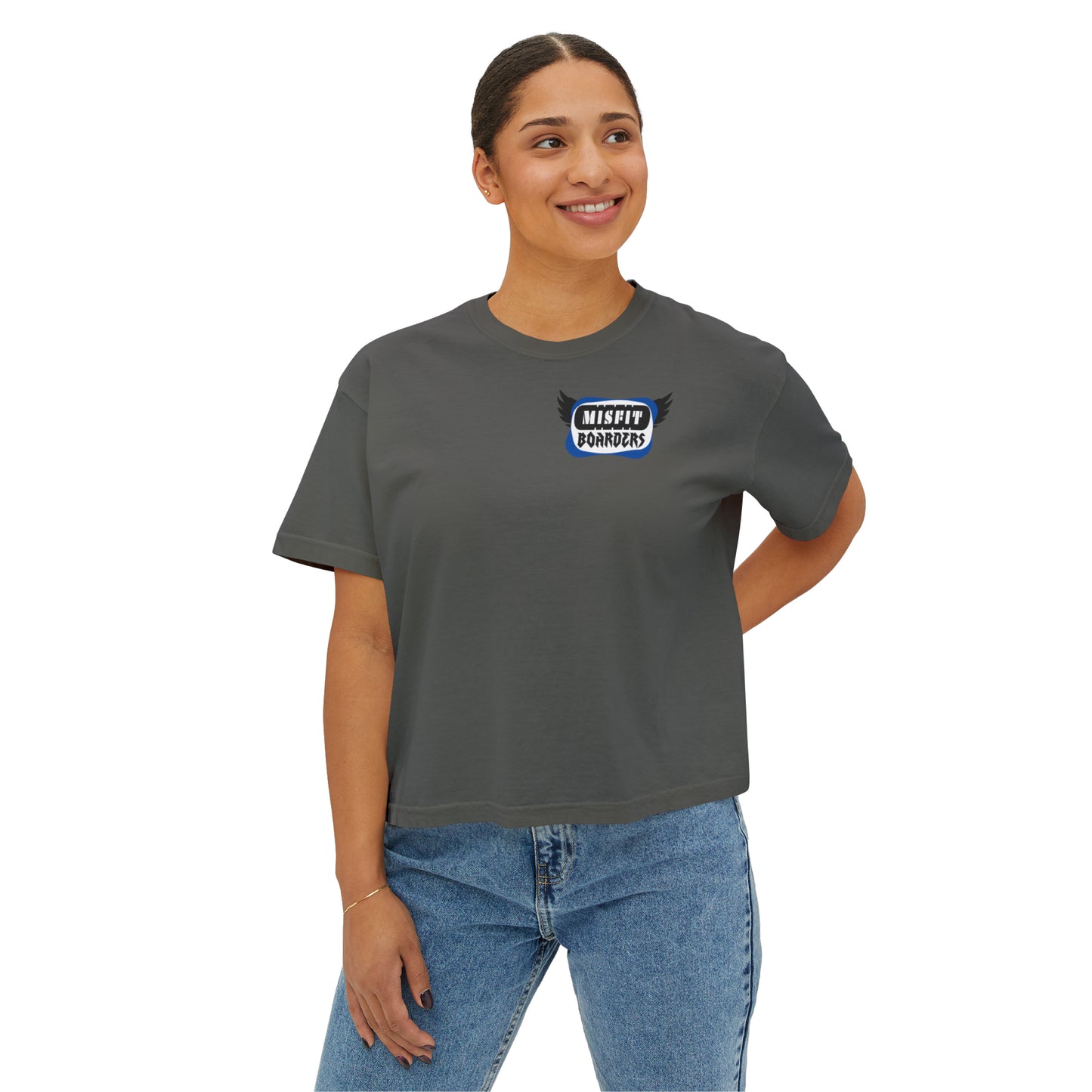 Women's Soaring Skate Eagle Boxy Tee