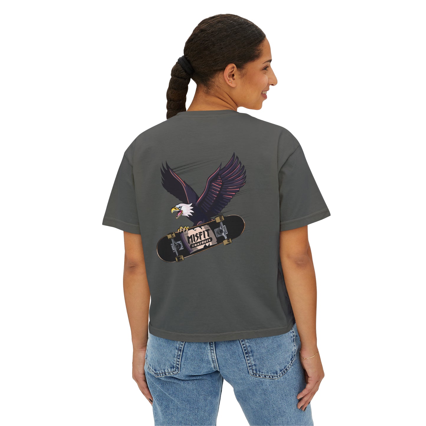 Women's Soaring Skate Eagle Boxy Tee