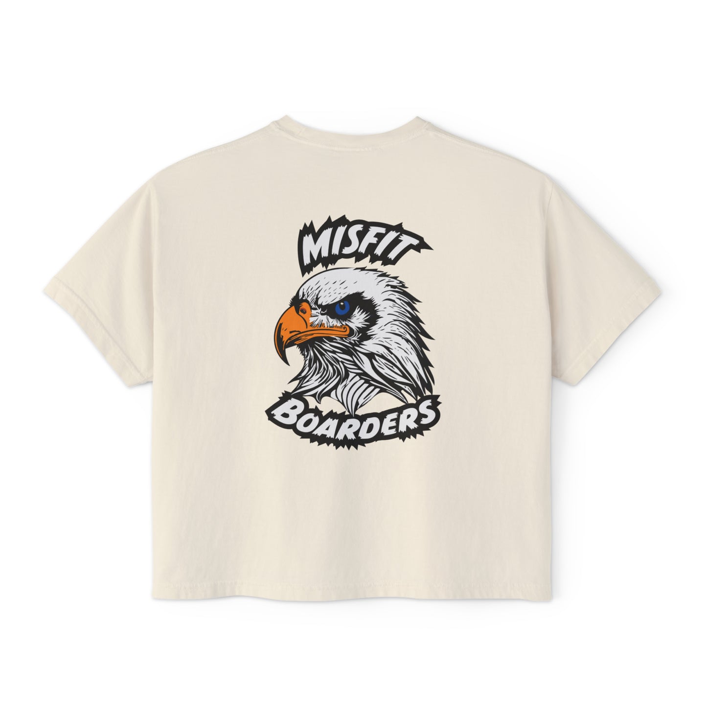 Women's Misfit Boarders Eagle Profile Boxy Tee