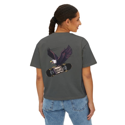 Women's Soaring Skate Eagle Boxy Tee