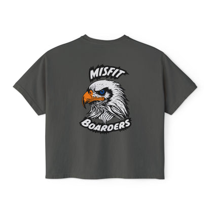 Women's Misfit Boarders Eagle Profile Boxy Tee