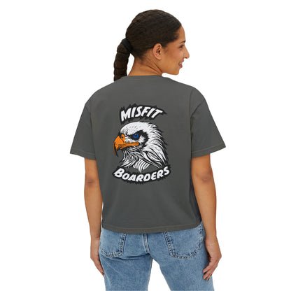 Women's Misfit Boarders Eagle Profile Boxy Tee